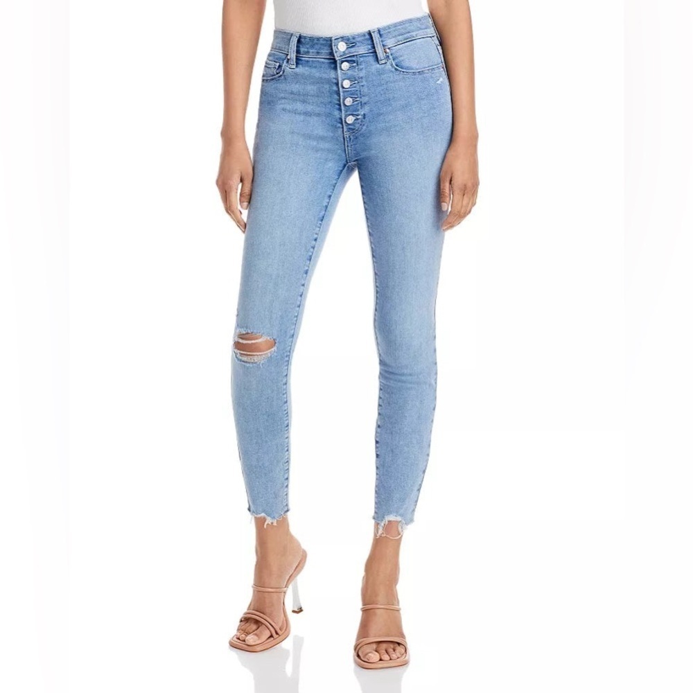 NWT Paige Hoxton Ankle Skinny Jeans in Paolina Destructed